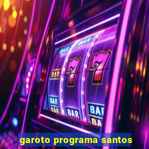 garoto programa santos